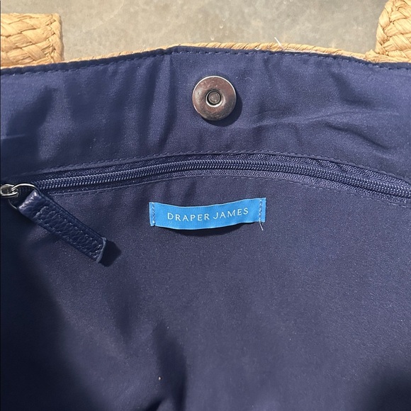 Draper James Straw Bag with Floral Scarf - Picture 2 of 8